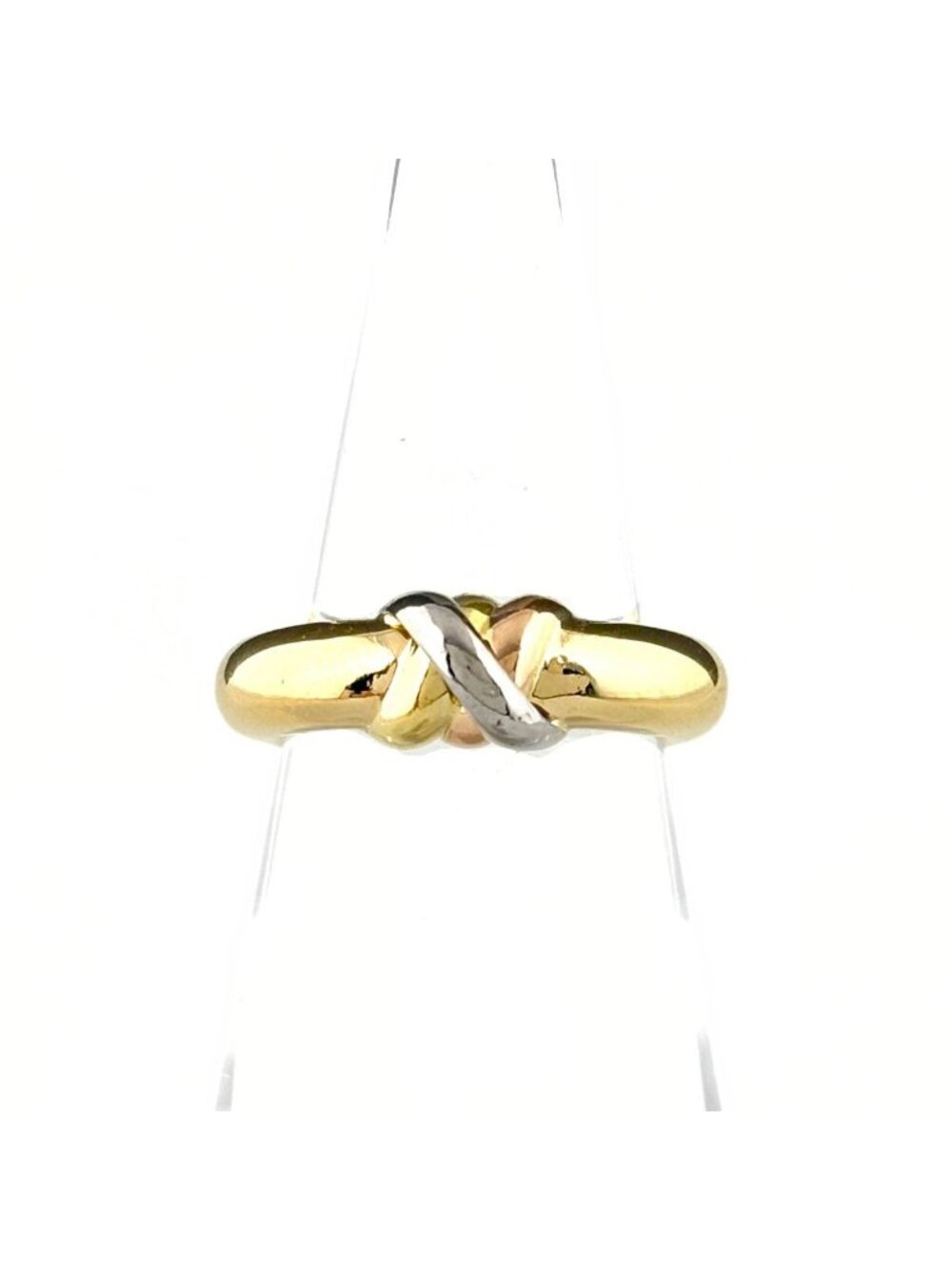 Cartier Three Color Yellow Gold Ring